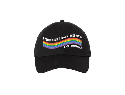 I Support Gay Rights and Wrongs - Dad Hat