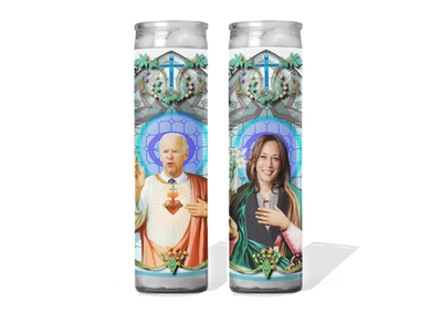Joe Biden and Kamala Harris Celebrity Prayer Candle Set - Biden/Harris 2020!
