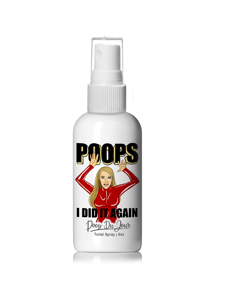 Poops I Did it Again - Britney Spears Poop Du Jour Toilet Spray Citrus Essential Oil Blend